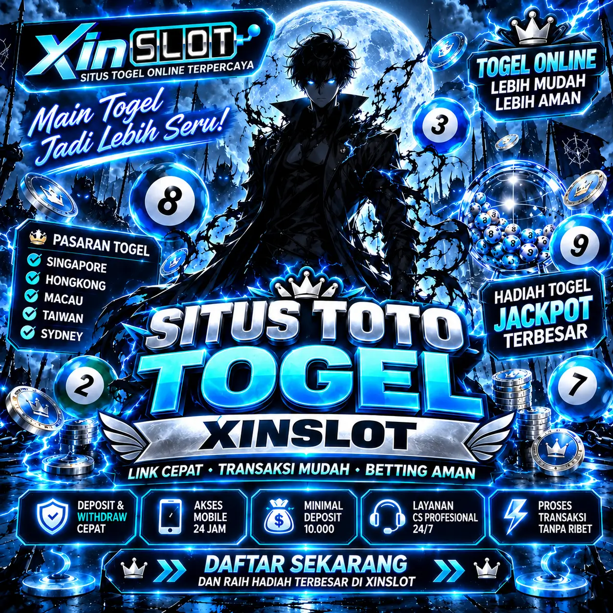 XINSLOT: Qtea Pusat Situs Toto Togel & Bandar Togel Online 4D Terpercaya